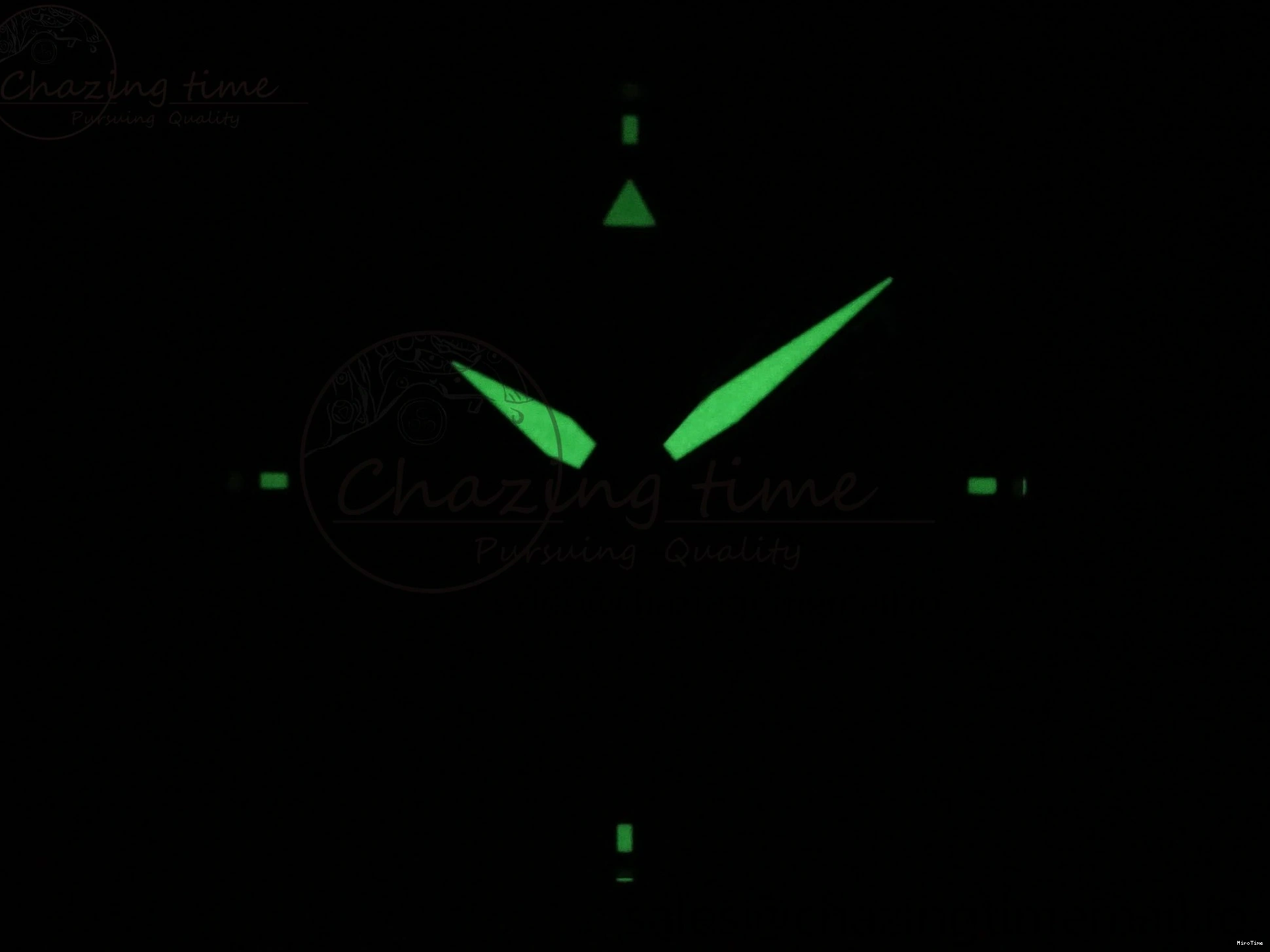 MIROTIME 0402 Pilot Top Gun IW326901 M+F 1:1 Best Edition Black Dial on Black Rubber Strap A SportInspired 6999